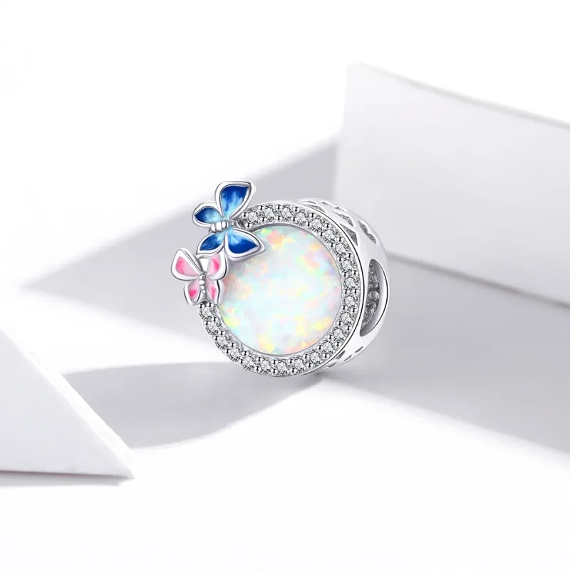 (immagine per) Charm tipo Pandora Farfalle In Primavera - SCC1730 - Visualizza 2