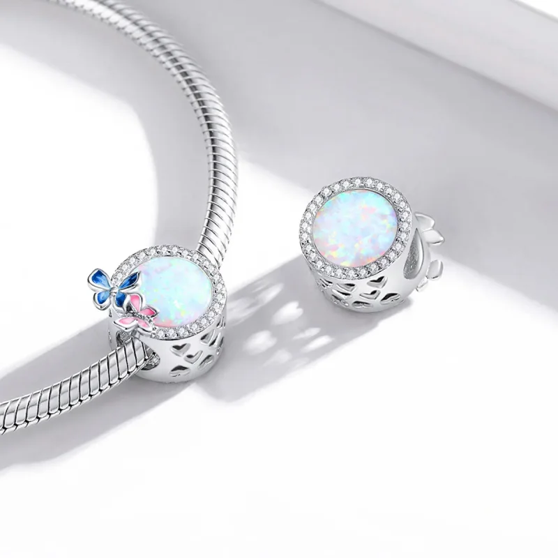(immagine per) Charm tipo Pandora Farfalle In Primavera - SCC1730 - Visualizza 4