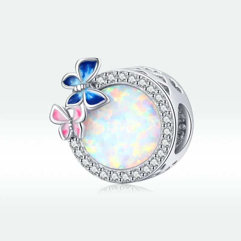 (immagine per) Charm tipo Pandora Farfalle In Primavera - SCC1730 - Visualizza 5