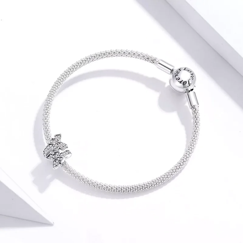 (immagine per) Charm tipo Pandora Farfalle Intorno - BSC379 - Visualizza 3
