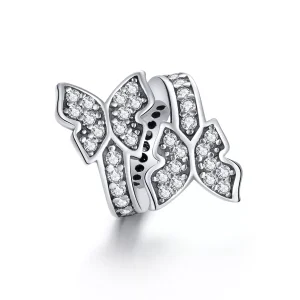 (immagine per) Charm tipo Pandora Farfalle Intorno - BSC379