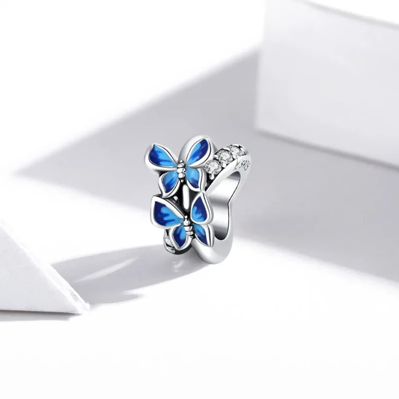 (immagine per) Charm tipo Pandora Farfalle volanti - SCC1731 - Visualizza 2