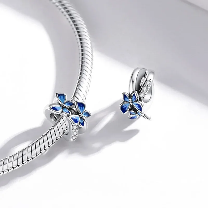 (immagine per) Charm tipo Pandora Farfalle volanti - SCC1731 - Visualizza 4