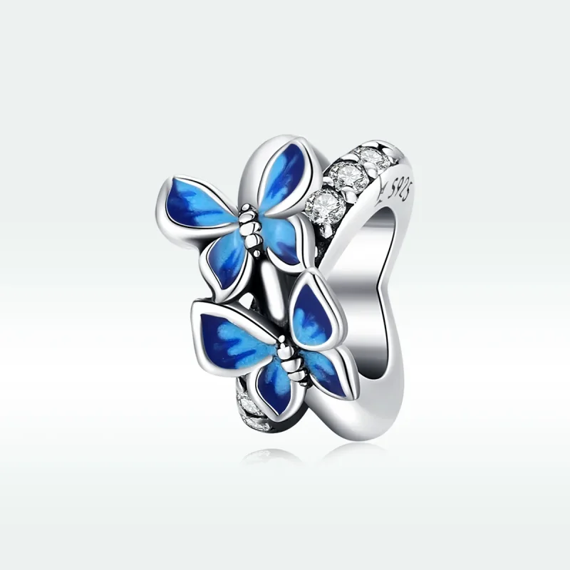 (immagine per) Charm tipo Pandora Farfalle volanti - SCC1731 - Visualizza 5
