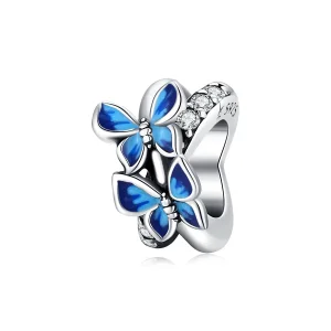(immagine per) Charm tipo Pandora Farfalle volanti - SCC1731
