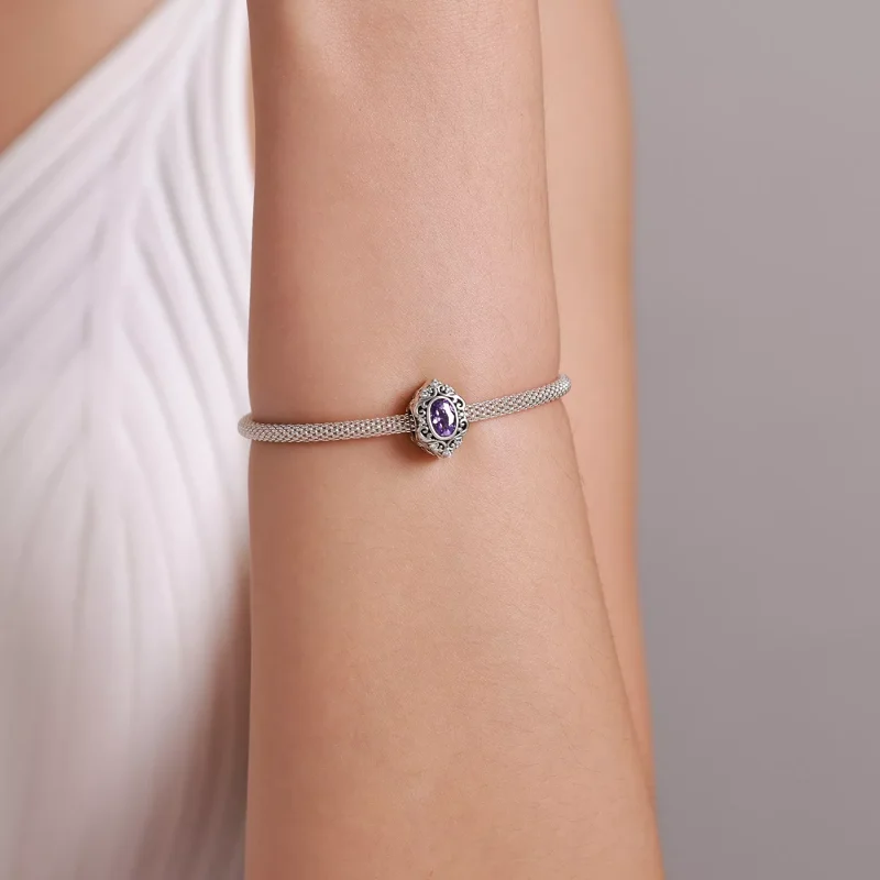 (immagine per) Charm tipo Pandora Fascino viola - SCC1928 - Visualizza 5