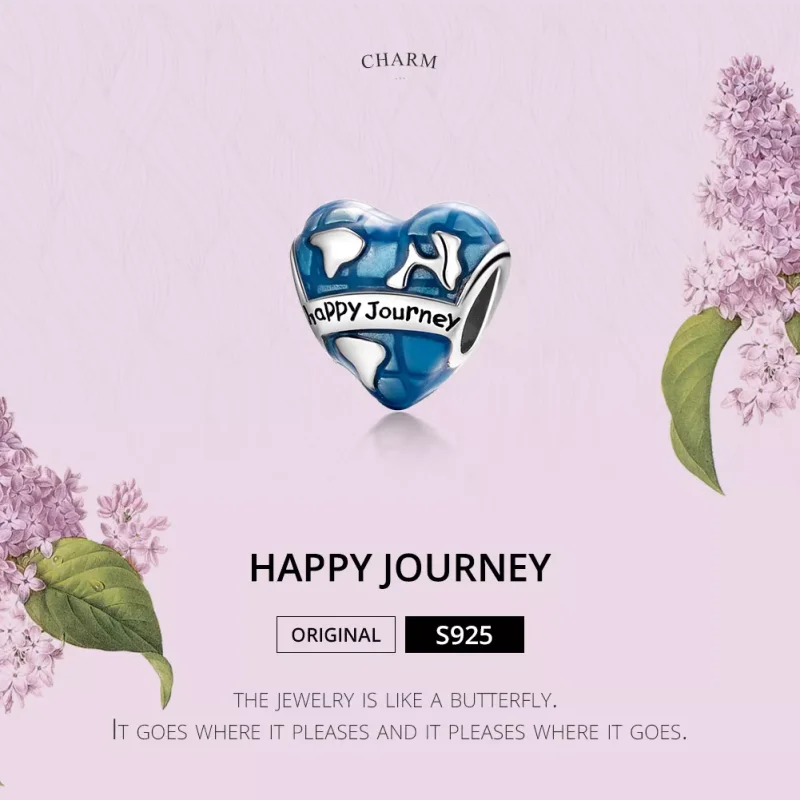 (immagine per) Charm tipo Pandora Felice viaggio - SCC1176 - Visualizza 2