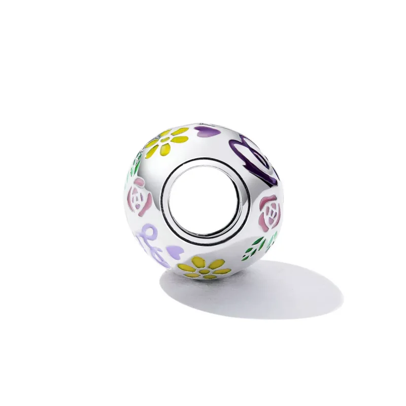 (immagine per) Charm tipo Pandora Festa della mamma - Scarabocchi a colori - BSC595 - Visualizza 3