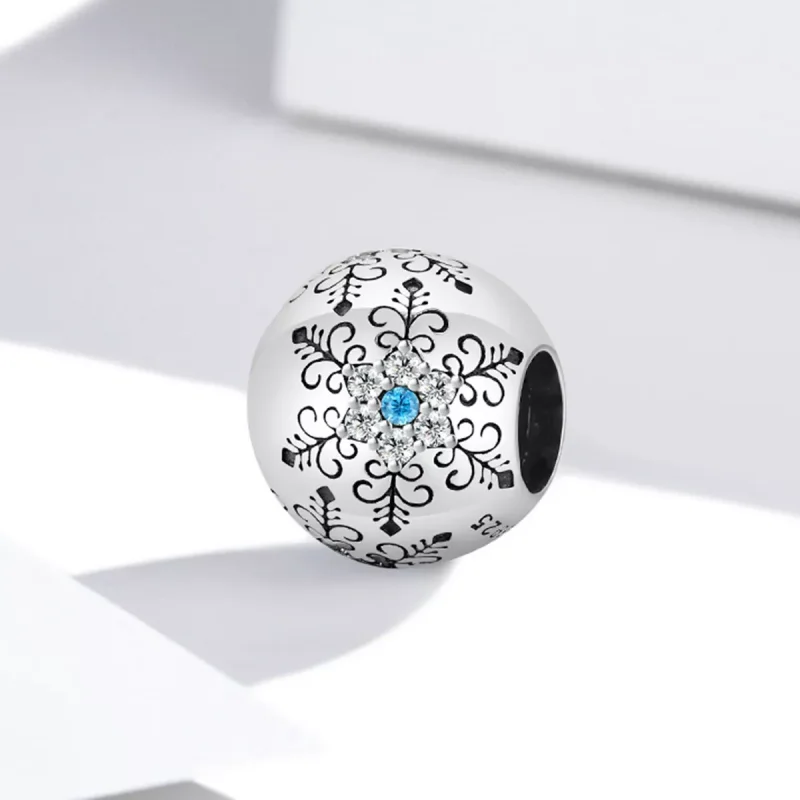 (immagine per) Charm tipo Pandora Fiocchi di neve - BSC513 - Visualizza 2