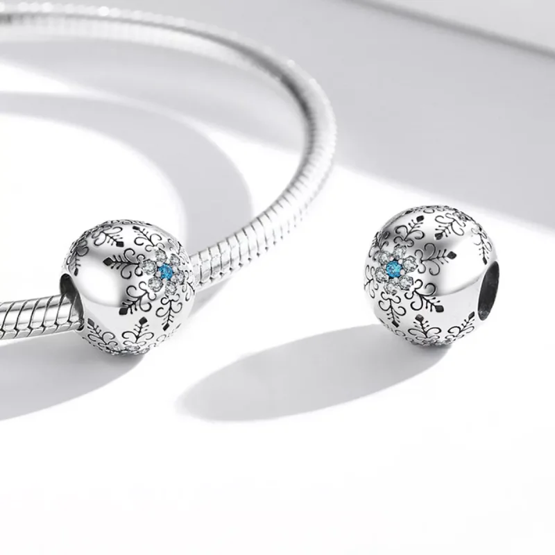 (immagine per) Charm tipo Pandora Fiocchi di neve - BSC513 - Visualizza 4