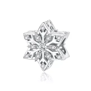(immagine per) Charm tipo Pandora Fiocchi di neve lucenti - BSC368