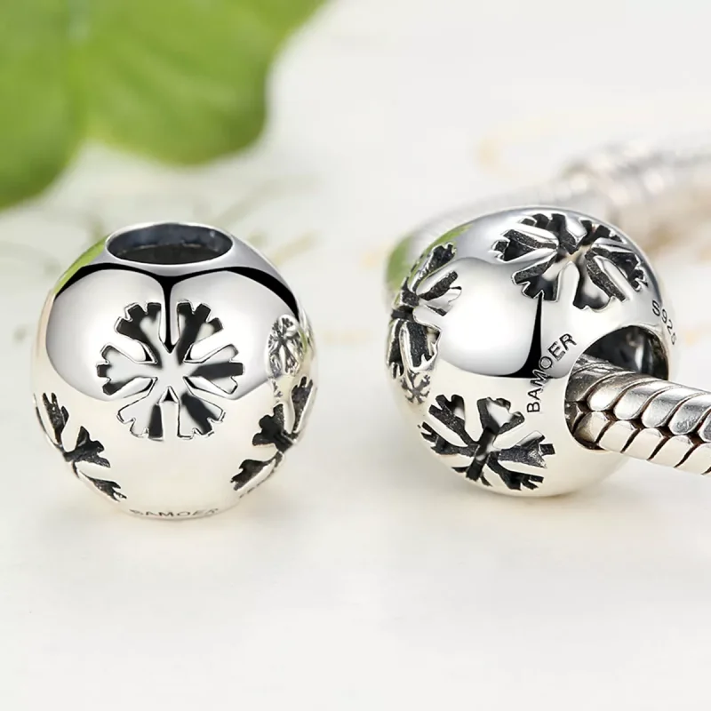 (immagine per) Charm tipo Pandora Fiocco di neve - SCC070 - Visualizza 2