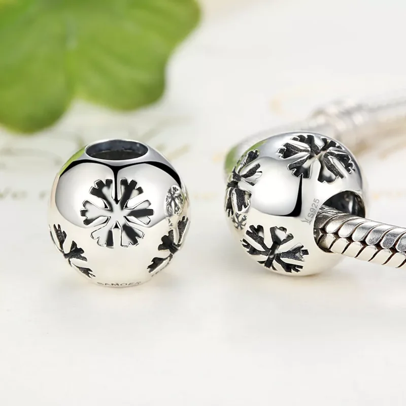 (immagine per) Charm tipo Pandora Fiocco di neve - SCC070 - Visualizza 4