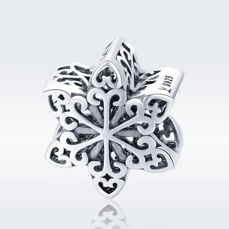 (immagine per) Charm tipo Pandora Fiocco di neve scintillante - SCC719 - Visualizza 3