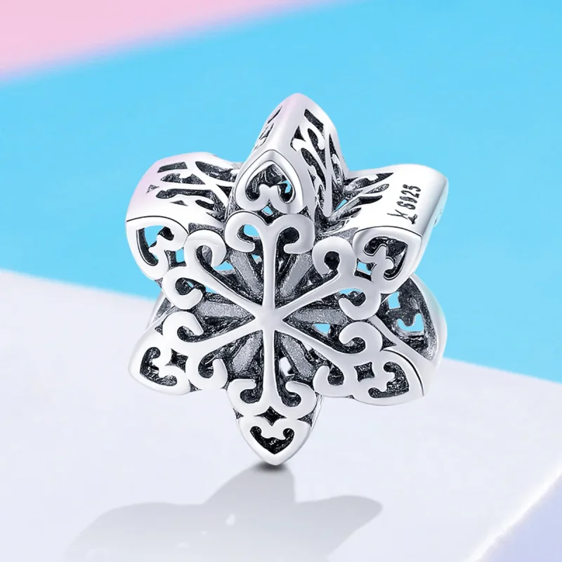(immagine per) Charm tipo Pandora Fiocco di neve scintillante - SCC719 - Visualizza 4