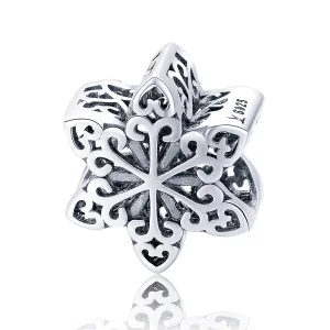 (immagine per) Charm tipo Pandora Fiocco di neve scintillante - SCC719