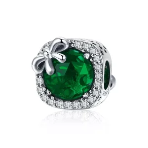 (immagine per) Charm tipo Pandora Fiocco pavé - SCC1058-GN