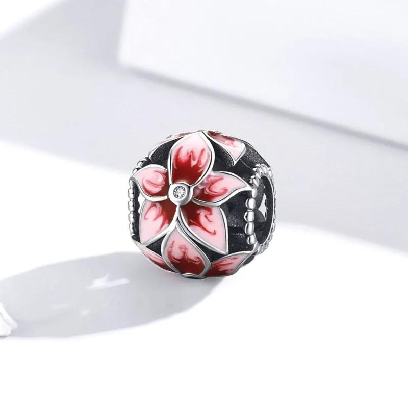 (immagine per) Charm tipo Pandora Fiore che sboccia - SCC1707 - Visualizza 2