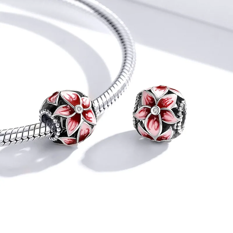 (immagine per) Charm tipo Pandora Fiore che sboccia - SCC1707 - Visualizza 4