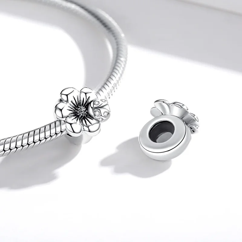 (immagine per) Charm tipo Pandora Fiore che sboccia - SCC1722 - Visualizza 4