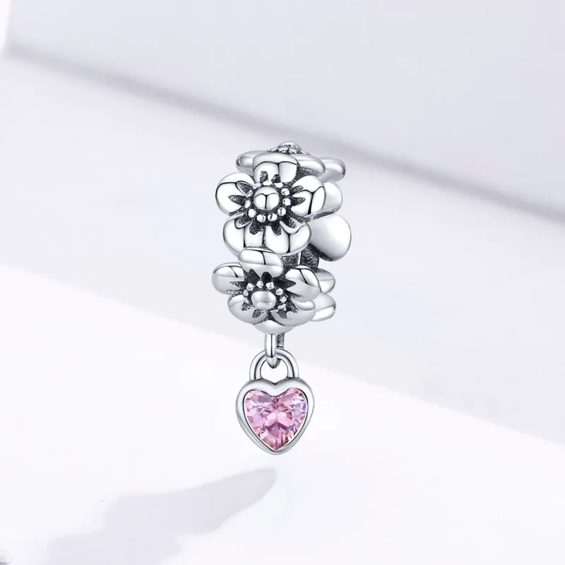 (immagine per) Charm tipo Pandora Fiore d'amore - SCC1485 - Visualizza 2