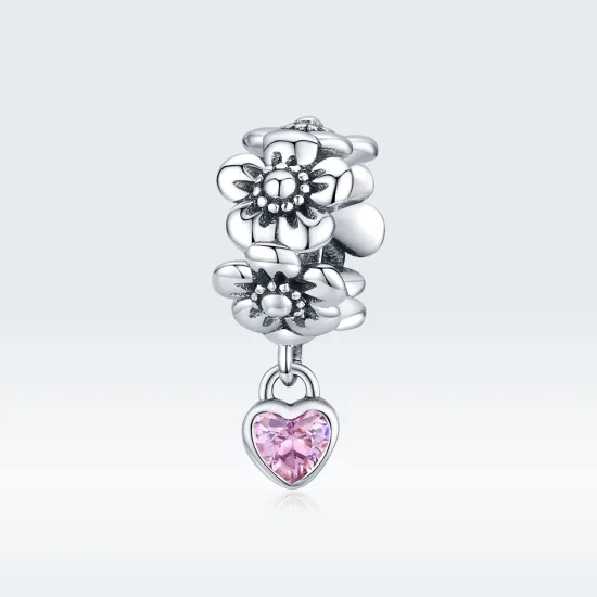 (immagine per) Charm tipo Pandora Fiore d'amore - SCC1485