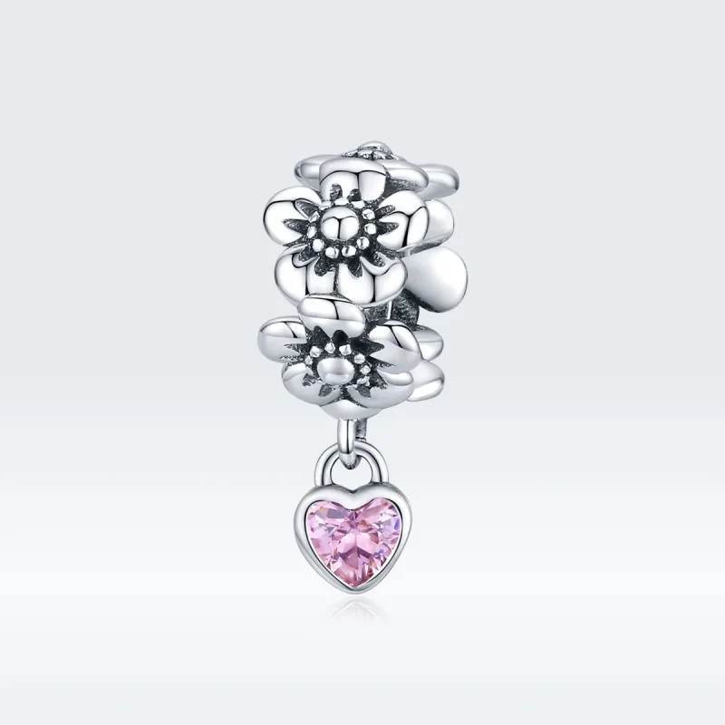 (immagine per) Charm tipo Pandora Fiore d'amore - SCC1485