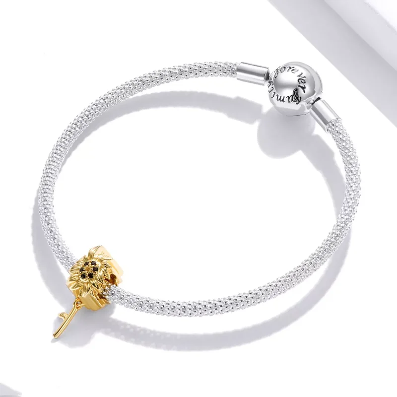 (immagine per) Charm tipo Pandora Fiore del sole - BSC425 - Visualizza 3