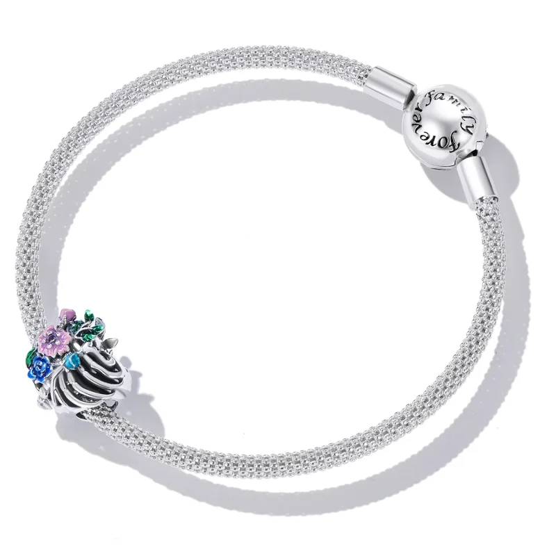 (immagine per) Charm tipo Pandora Fiore della costola di amore - SCC2239 - Visualizza 5