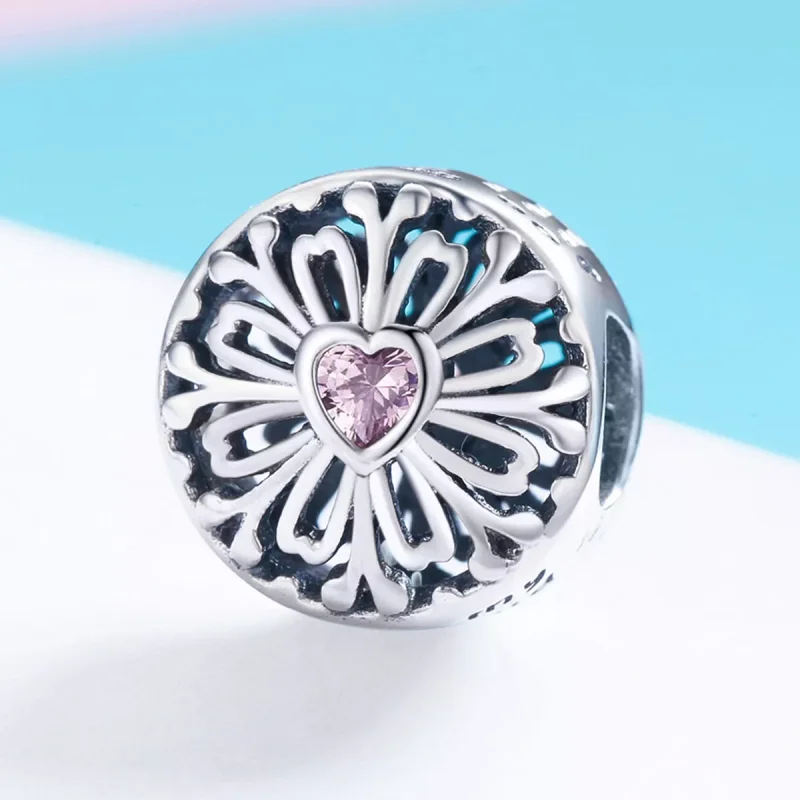 (immagine per) Charm tipo Pandora Fiore dell'amicizia - SCC740 - Visualizza 2