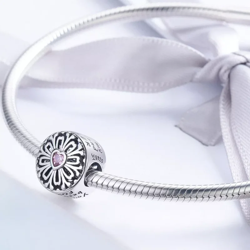 (immagine per) Charm tipo Pandora Fiore dell'amicizia - SCC740 - Visualizza 3