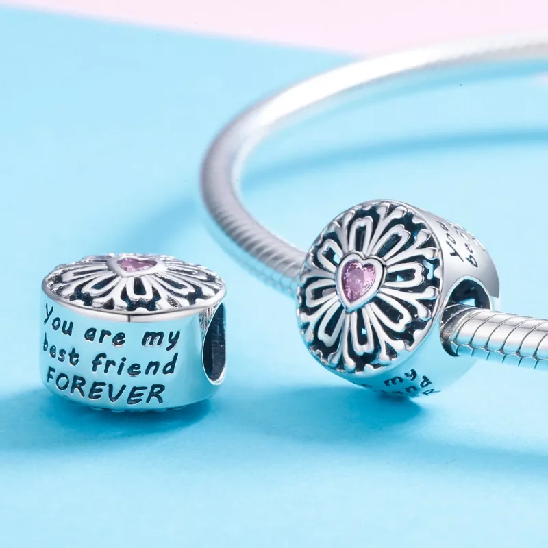 (immagine per) Charm tipo Pandora Fiore dell'amicizia - SCC740 - Visualizza 4
