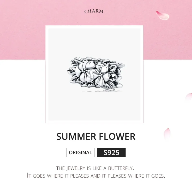 (immagine per) Charm tipo Pandora Fiore d'estate - SCC1488 - Visualizza 5