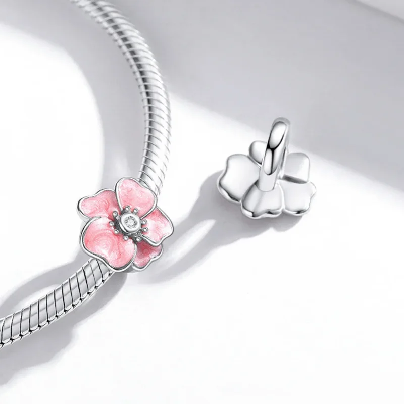 (immagine per) Charm tipo Pandora Fiore rosa - SCC1729 - Visualizza 4