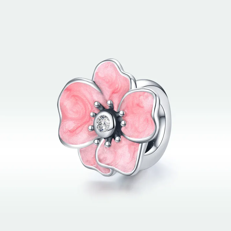(immagine per) Charm tipo Pandora Fiore rosa - SCC1729 - Visualizza 5