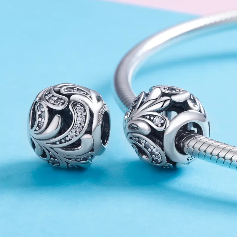 (immagine per) Charm tipo Pandora Fiore tenero - SCC742 - Visualizza 4