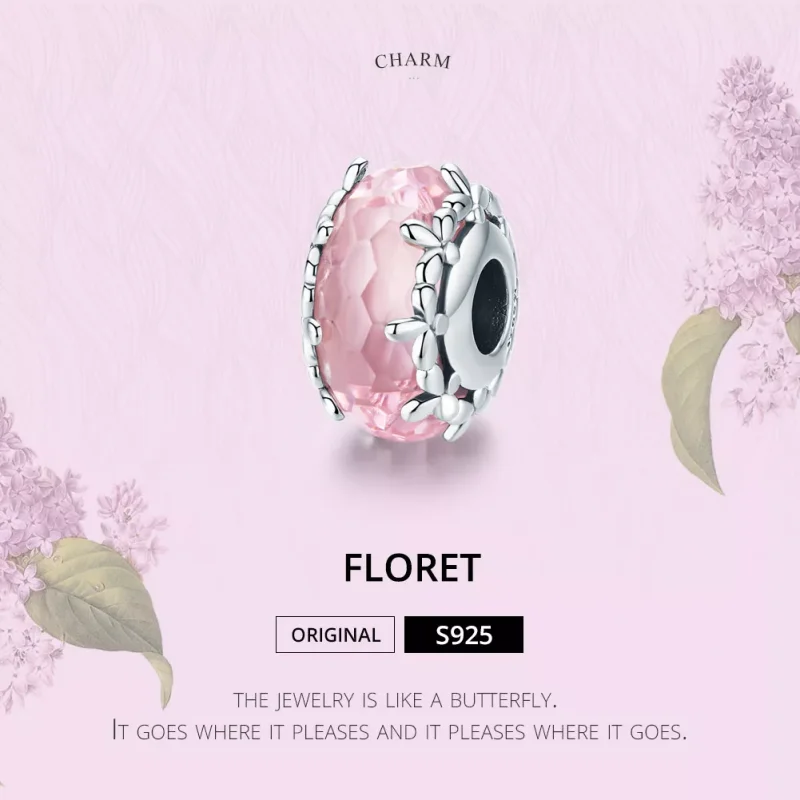 (immagine per) Charm tipo Pandora Fiorellino - SCC1282 - Visualizza 2