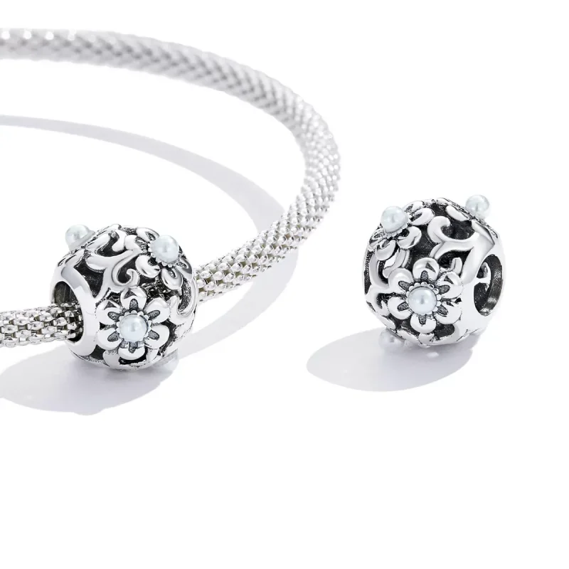 (immagine per) Charm tipo Pandora Fiori Classici - SCC2182 - Visualizza 3