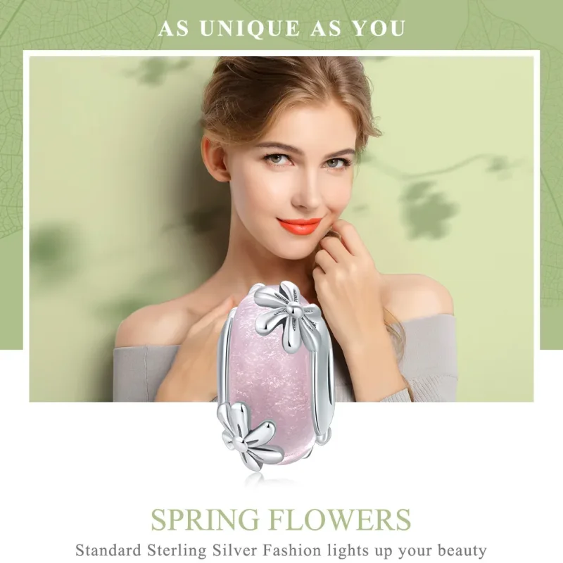 (immagine per) Charm tipo Pandora Fiori di primavera - SCC860 - Visualizza 6