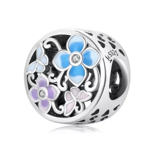 (immagine per) Charm tipo Pandora Fiori e Farfalle - SCC2061