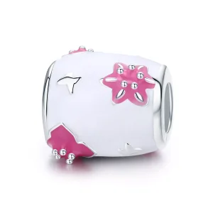 (immagine per) Charm tipo Pandora Fiori e Farfalle - SCC446