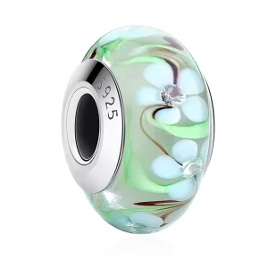 (immagine per) Charm tipo Pandora Fiori in Vetro di Murano - SCZ020