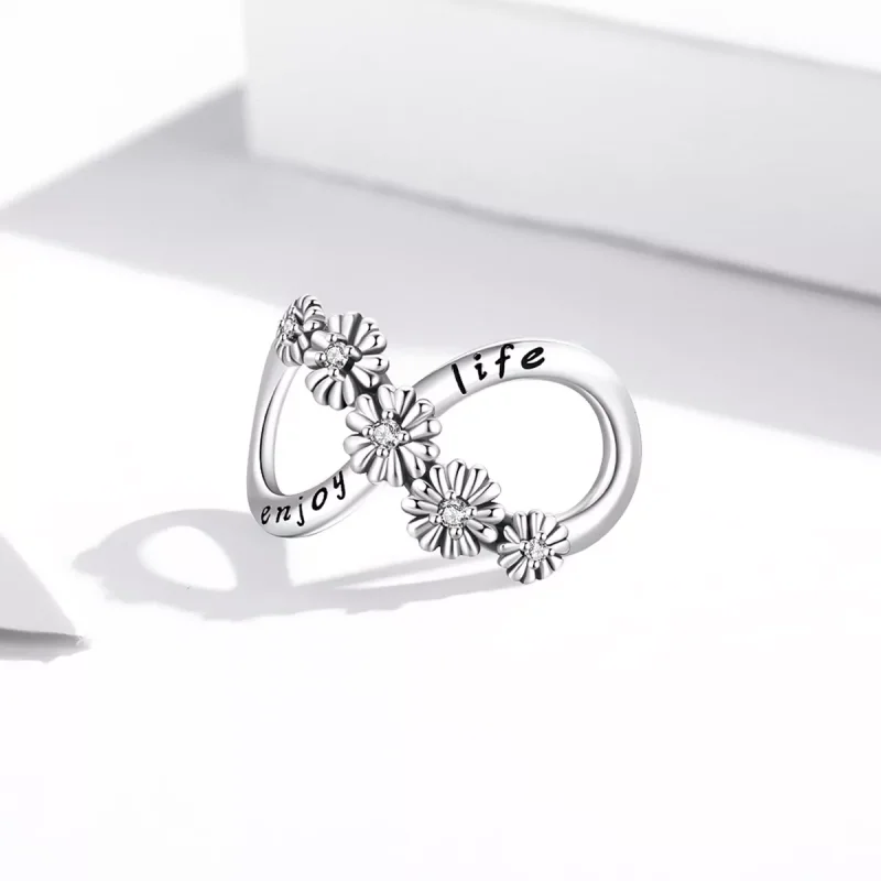 (immagine per) Charm tipo Pandora Fiori infiniti - SCC2099 - Visualizza 2