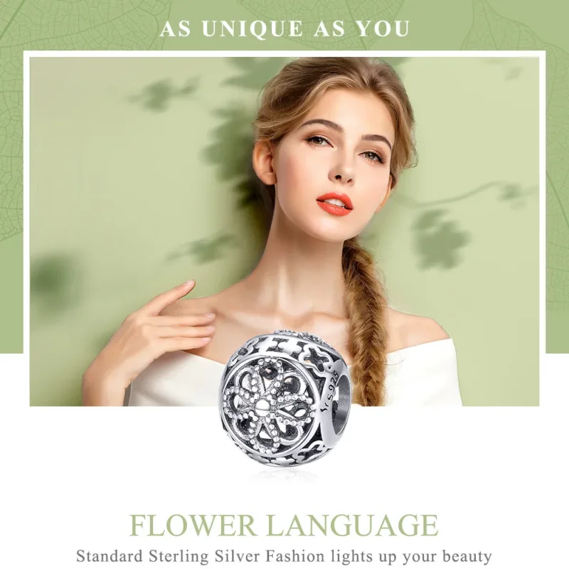(immagine per) Charm tipo Pandora Fiori - SCC899 - Visualizza 6