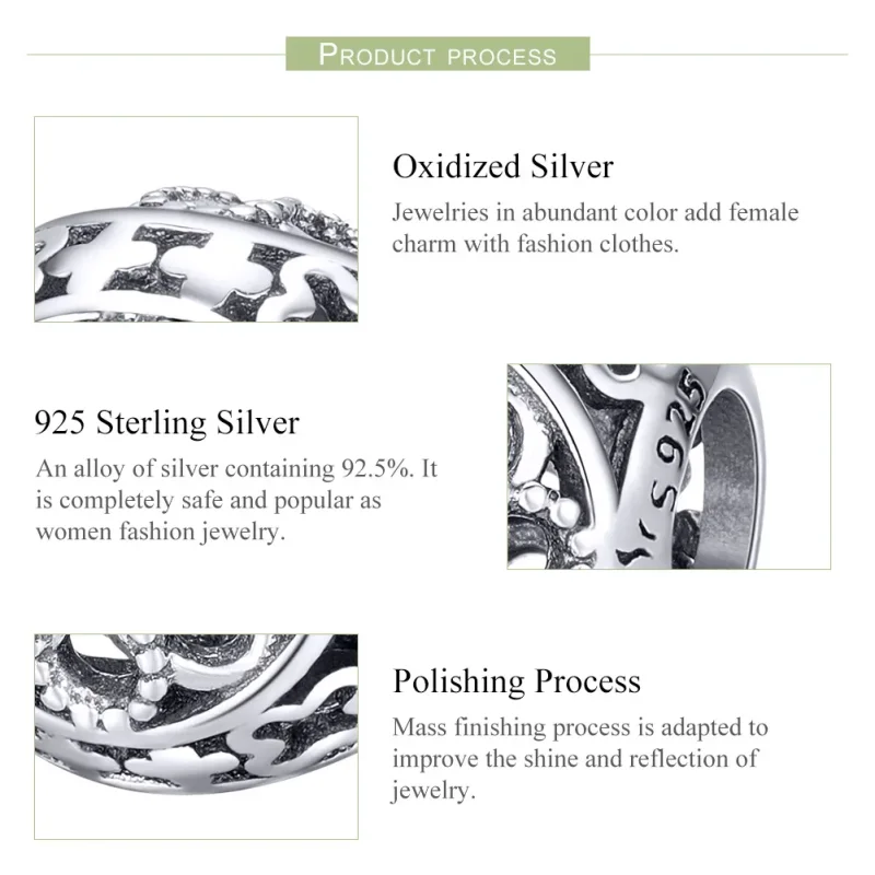 (immagine per) Charm tipo Pandora Fiori - SCC899 - Visualizza 7