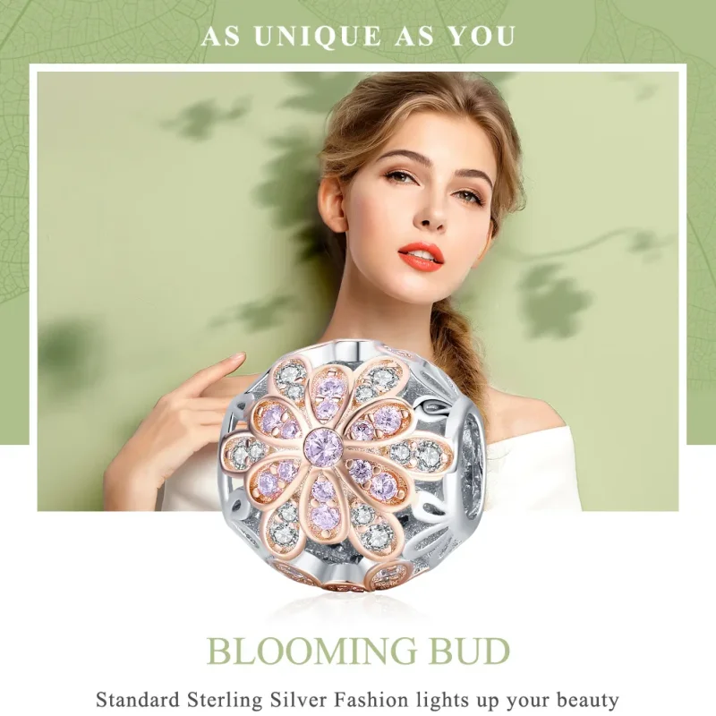 (immagine per) Charm tipo Pandora Fiori - SCC922 - Visualizza 6