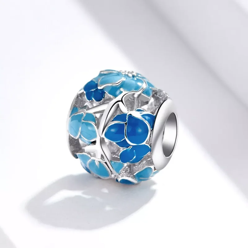 (immagine per) Charm tipo Pandora Fioritura fino in fondo - BSC087 - Visualizza 2