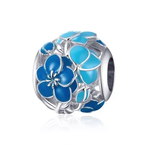 (immagine per) Charm tipo Pandora Fioritura fino in fondo - BSC087