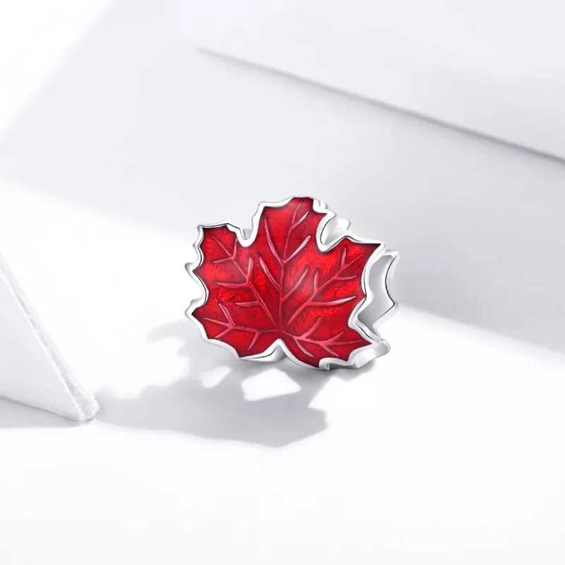(immagine per) Charm tipo Pandora foglia di acero - BSC335 - Visualizza 2
