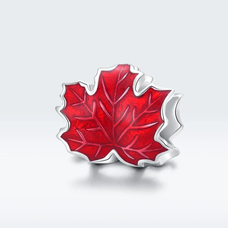 (immagine per) Charm tipo Pandora foglia di acero - BSC335 - Visualizza 5